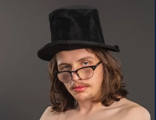 Jack Grady in a top hat